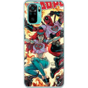 Чехол BoxFace Poco M5s Deadpool and Mary Jane