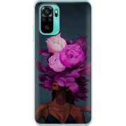 Чехол BoxFace Poco M5s Exquisite Purple Flowers