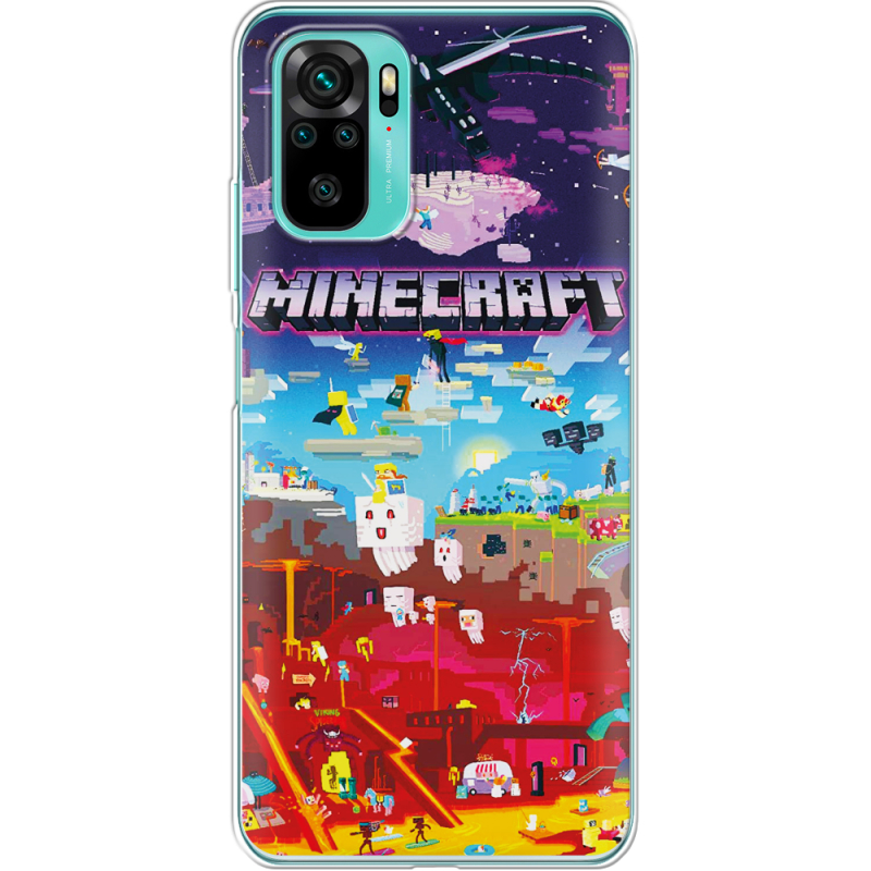 Чехол BoxFace Poco M5s Minecraft World Beyond