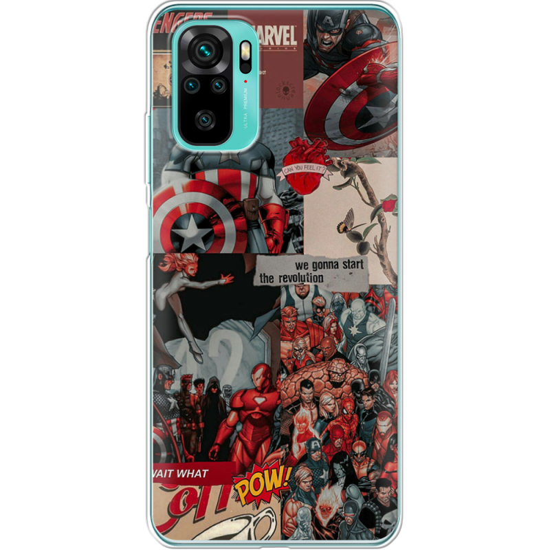 Чехол BoxFace Poco M5s Marvel Avengers