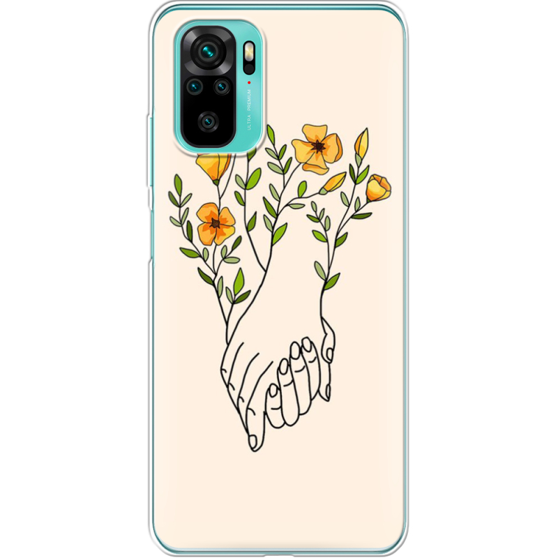 Чехол BoxFace Poco M5s Flower Hands