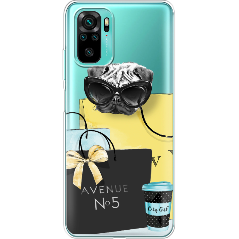 Прозрачный чехол BoxFace Xiaomi Poco M5s Fashion Pug