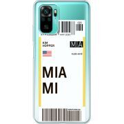 Прозрачный чехол BoxFace Xiaomi Poco M5s Ticket Miami