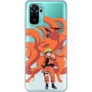 Прозрачный чехол BoxFace Xiaomi Poco M5s Naruto and Kurama