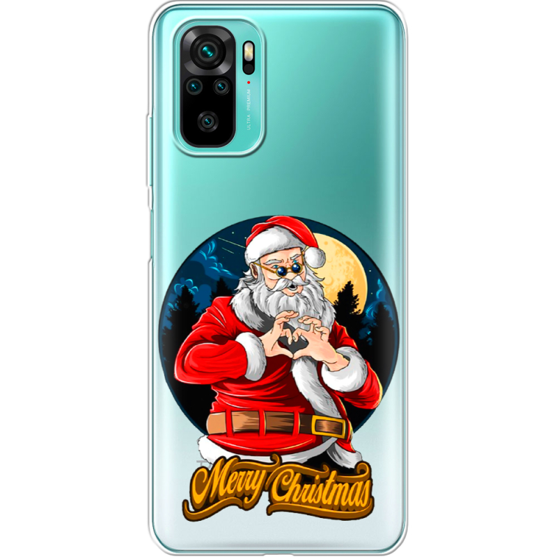 Прозрачный чехол BoxFace Xiaomi Poco M5s Cool Santa