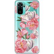 Прозрачный чехол BoxFace Xiaomi Poco M5s Peony Watercolor Style