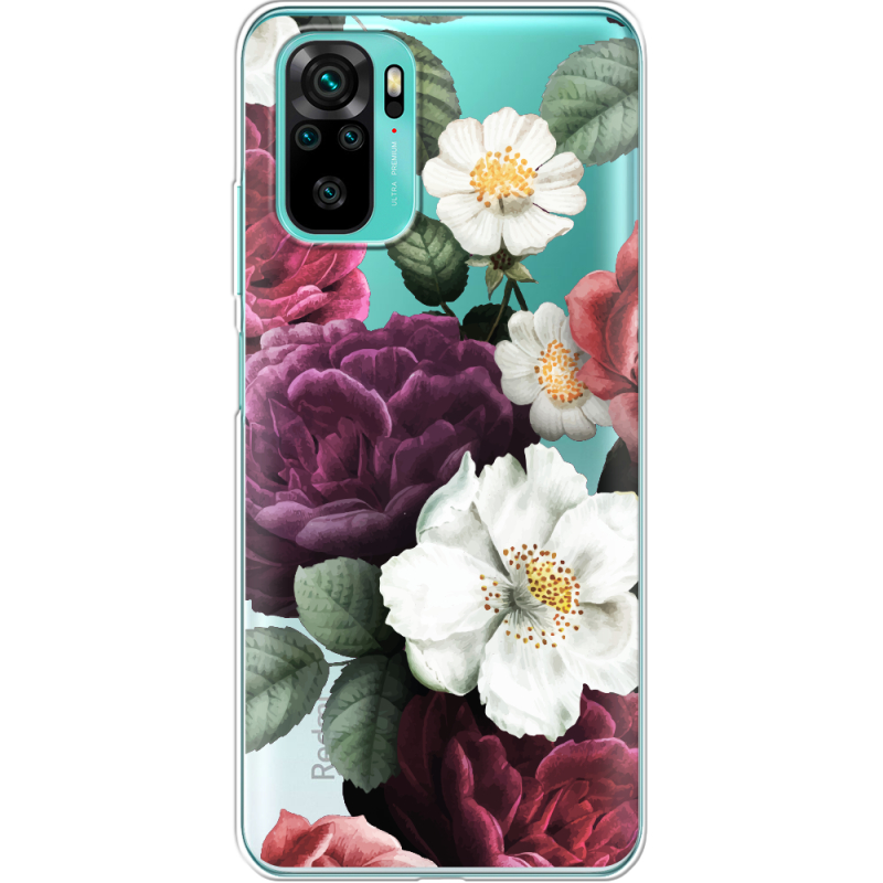 Прозрачный чехол BoxFace Xiaomi Poco M5s Floral Dark Dreams