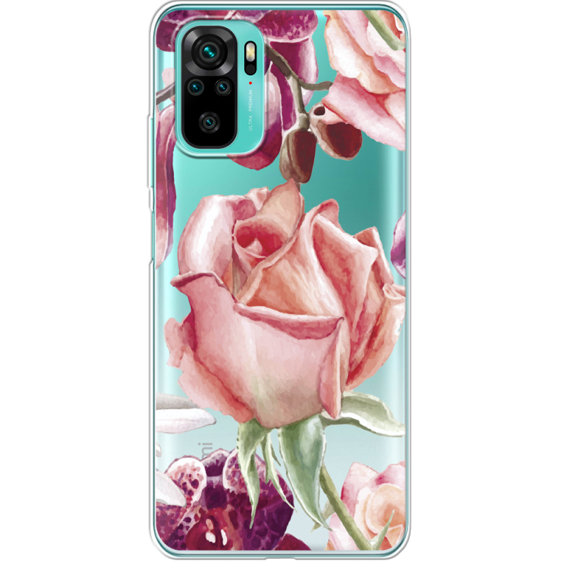 Прозрачный чехол BoxFace Xiaomi Poco M5s Rose