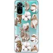 Прозрачный чехол BoxFace Xiaomi Poco M5s Cotton and Rabbits