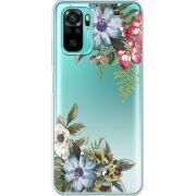 Прозрачный чехол BoxFace Xiaomi Poco M5s Floral