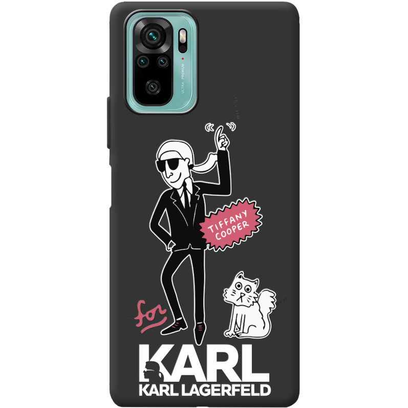 Черный чехол BoxFace Poco M5s For Karl