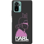 Черный чехол BoxFace Poco M5s Pink Karl