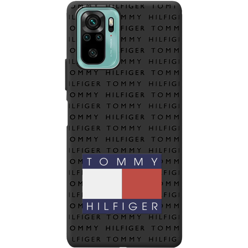 Черный чехол BoxFace Poco M5s Tommy Print