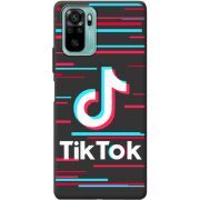 Черный чехол BoxFace Poco M5s Tik Tok