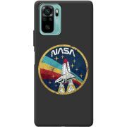 Черный чехол BoxFace Poco M5s NASA