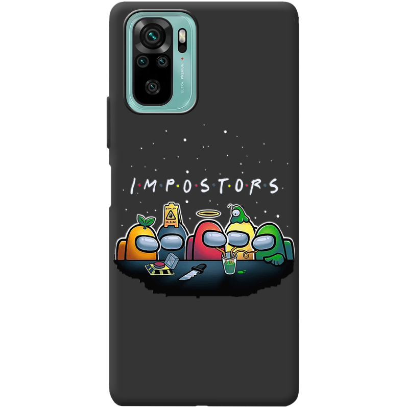 Черный чехол BoxFace Poco M5s Among Us Impostors