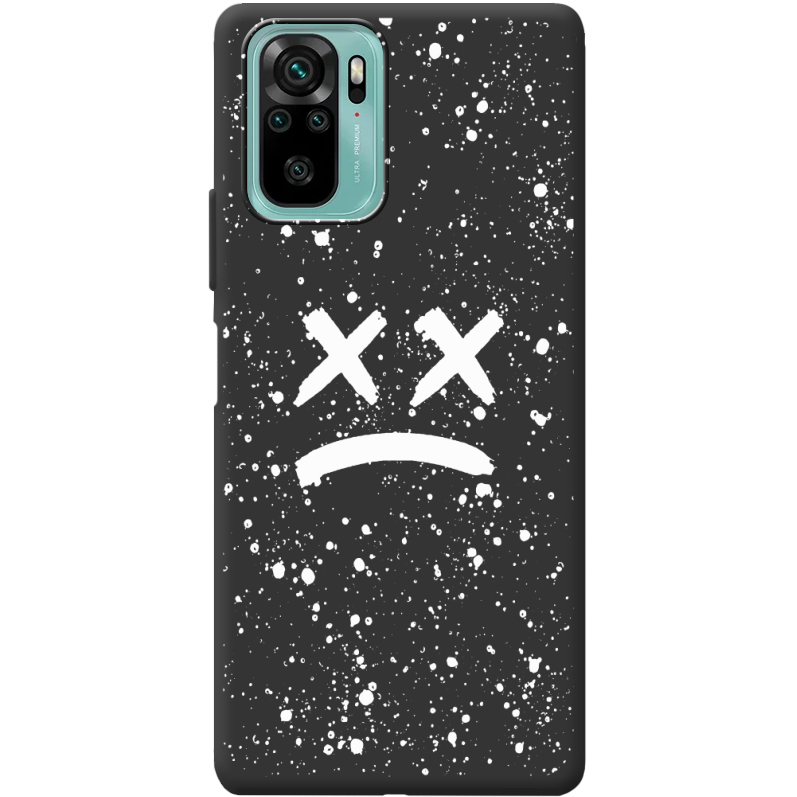 Черный чехол BoxFace Poco M5s Sad Way