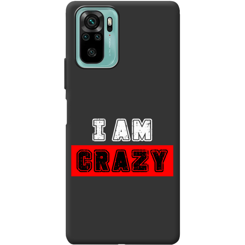 Черный чехол BoxFace Poco M5s I'm Crazy