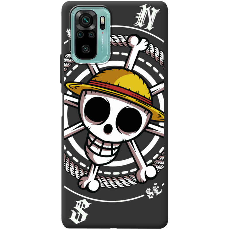 Черный чехол BoxFace Poco M5s One Piece Компас