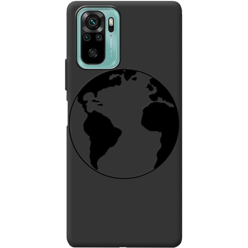 Черный чехол BoxFace Poco M5s Earth