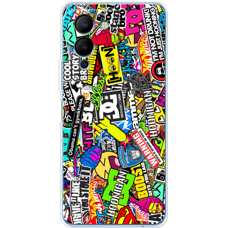 Чехол BoxFace Infinix Note 12 (G96) Multicolored Inscriptions