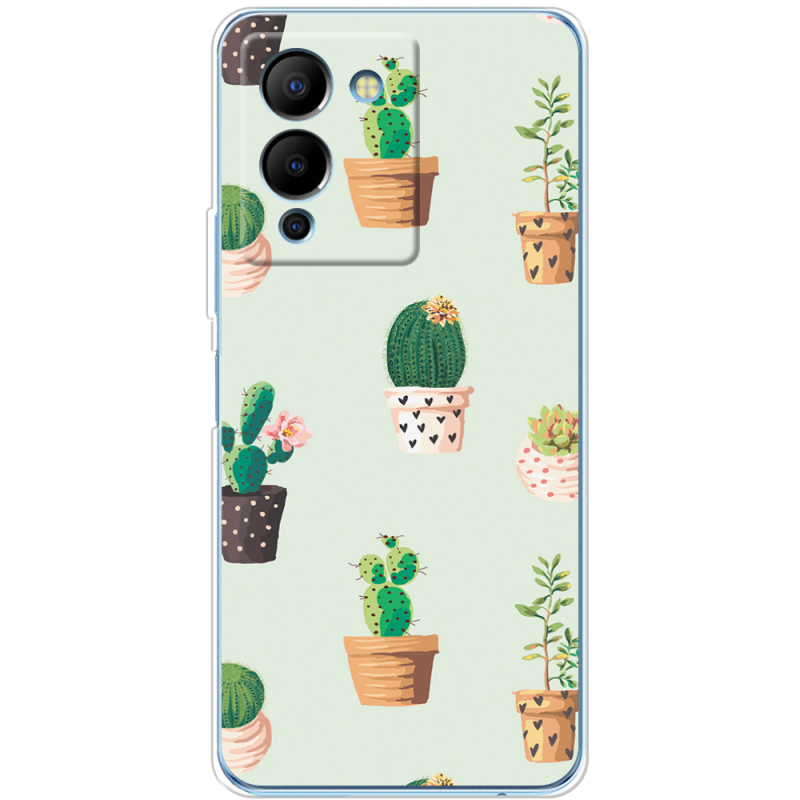 Чехол BoxFace Infinix Note 12 (G96) L-green Cacti