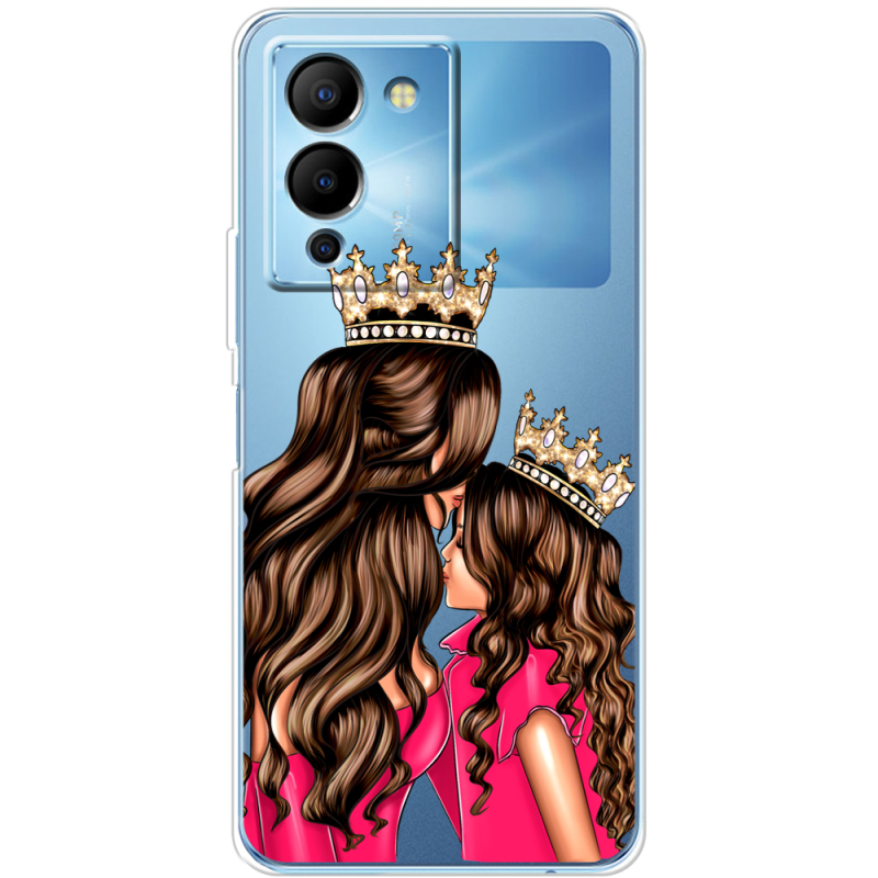 Прозрачный чехол BoxFace Infinix Note 12 (G96) Queen and Princess