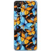 Прозрачный чехол BoxFace Infinix Note 12 (G96) Butterfly Morpho