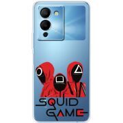 Прозрачный чехол BoxFace Infinix Note 12 (G96) siquid game люди в красном