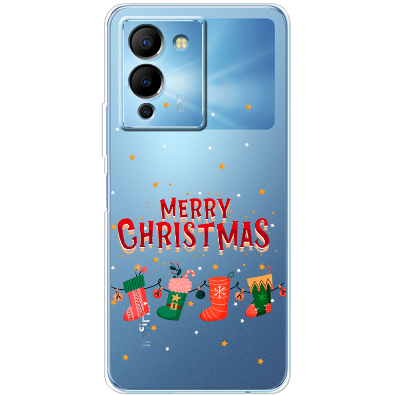 Прозрачный чехол BoxFace Infinix Note 12 (G96) Merry Christmas