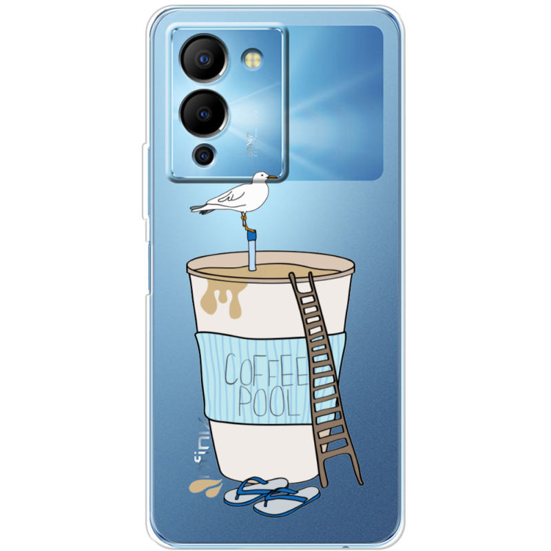 Прозрачный чехол BoxFace Infinix Note 12 (G96) Segull in Cofee Pool