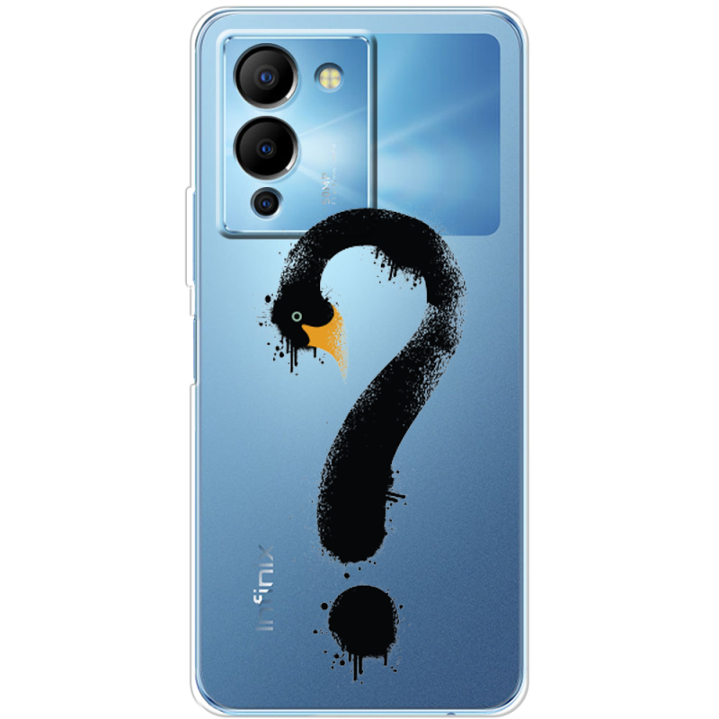 Прозрачный чехол BoxFace Infinix Note 12 (G96) Swan question