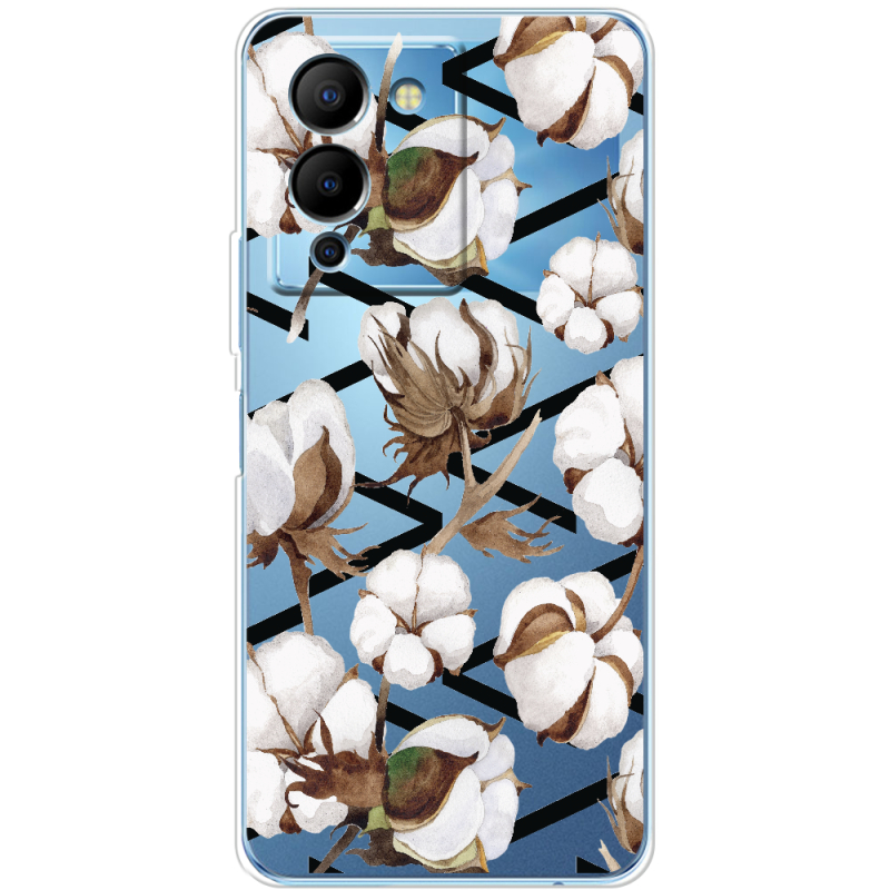 Прозрачный чехол BoxFace Infinix Note 12 (G96) Cotton flowers