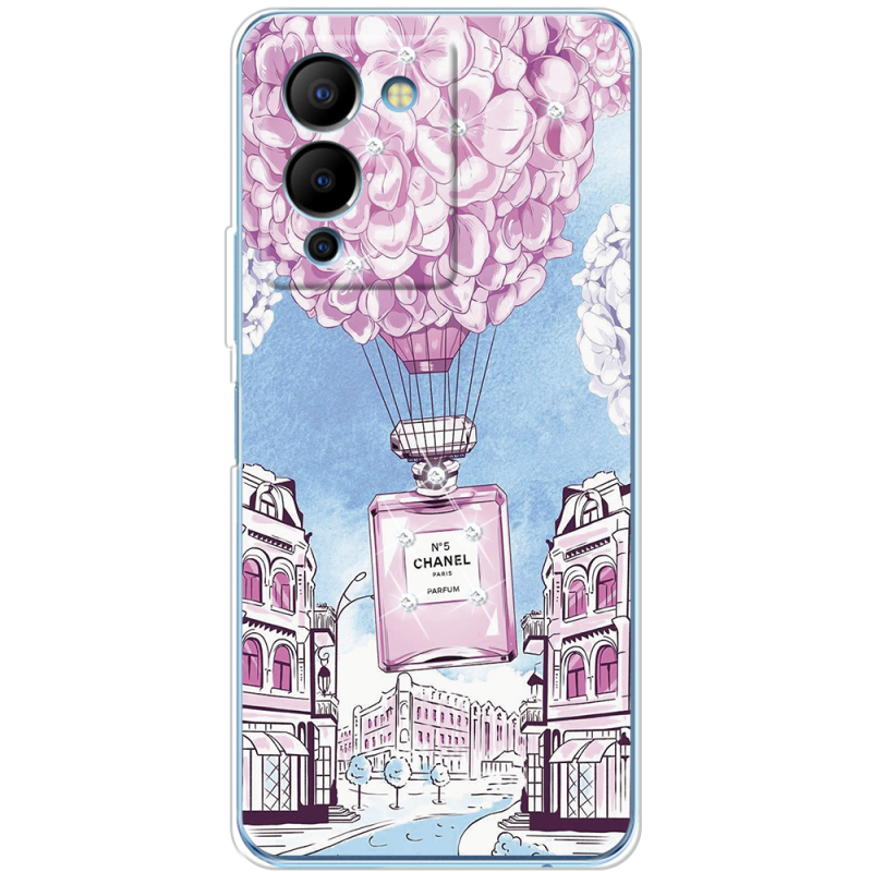 Чехол со стразами Infinix Note 12 (G96) Perfume bottle