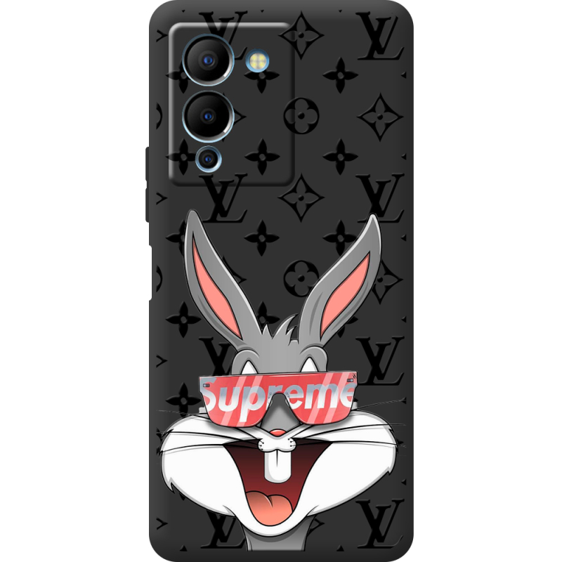 Черный чехол BoxFace Infinix Note 12 (G96) looney bunny