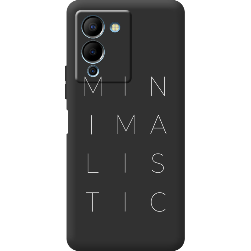 Черный чехол BoxFace Infinix Note 12 (G96) Minimalistic