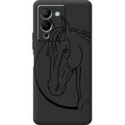 Черный чехол BoxFace Infinix Note 12 (G96) Horse