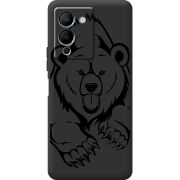 Черный чехол BoxFace Infinix Note 12 (G96) Grizzly Bear