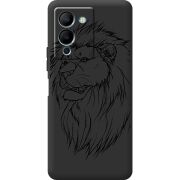 Черный чехол BoxFace Infinix Note 12 (G96) Lion