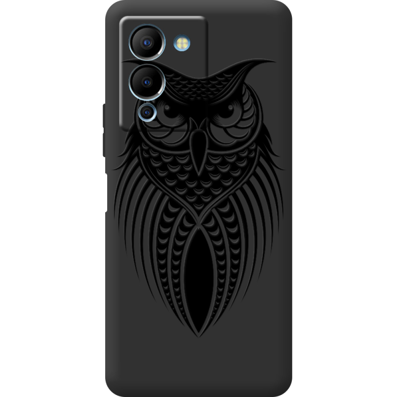 Черный чехол BoxFace Infinix Note 12 (G96) Owl