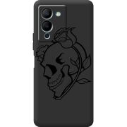 Черный чехол BoxFace Infinix Note 12 (G96) Skull and Roses