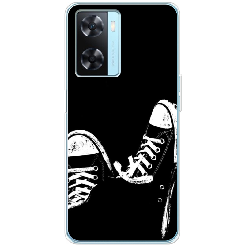 Чехол BoxFace OPPO A57s Black Sneakers