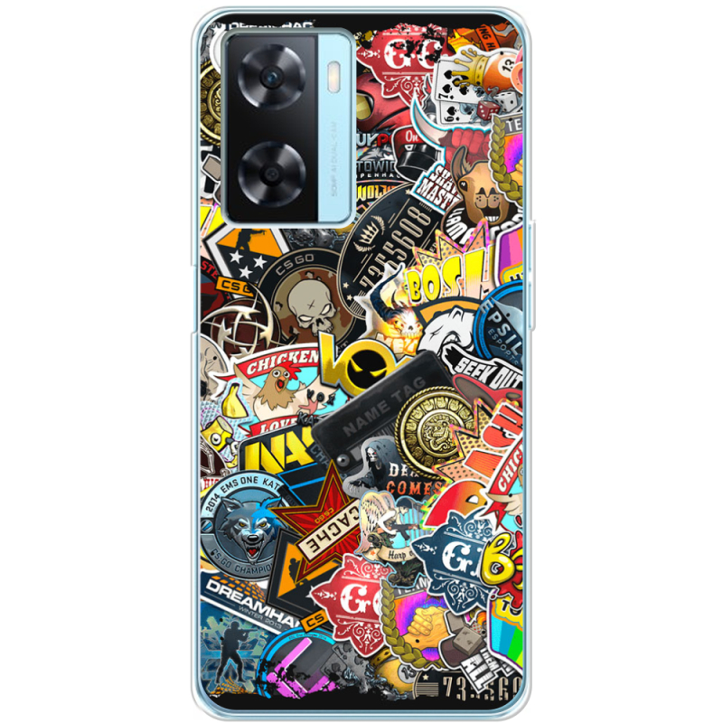 Чехол BoxFace OPPO A57s CS:Go Stickerbombing