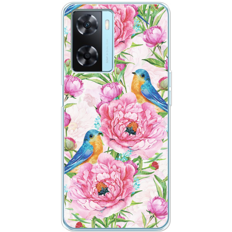 Чехол BoxFace OPPO A57s Birds and Flowers