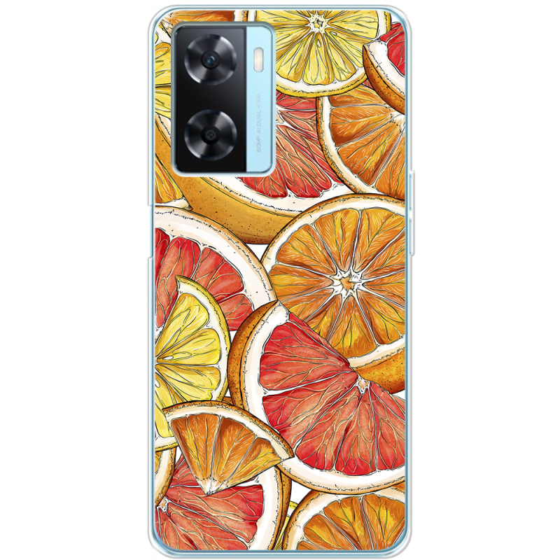 Чехол BoxFace OPPO A57s Citrus Pattern