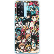 Чехол BoxFace OPPO A57s Anime Stickers