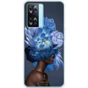 Чехол BoxFace OPPO A57s Exquisite Blue Flowers