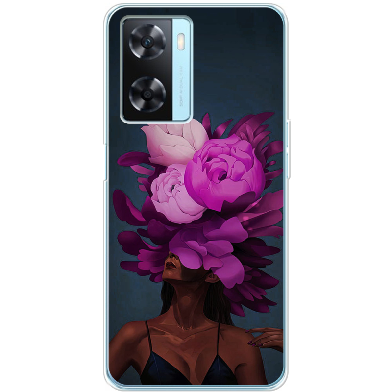 Чехол BoxFace OPPO A57s Exquisite Purple Flowers