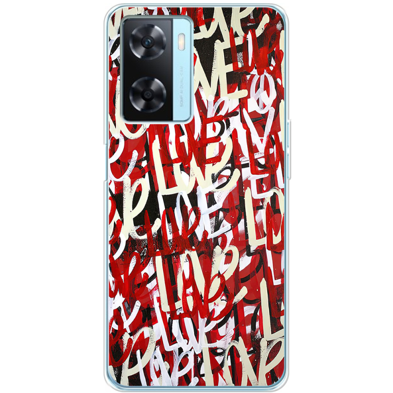 Чехол BoxFace OPPO A57s Love Graffiti