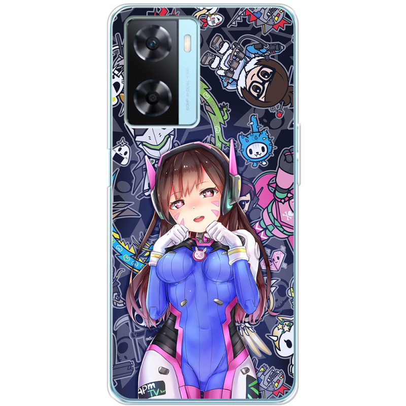 Чехол BoxFace OPPO A57s Overwatch D.VA